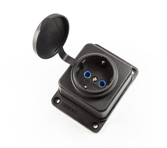 2P+E Wall Type Socket 16A Kauçuk Fiş Priz